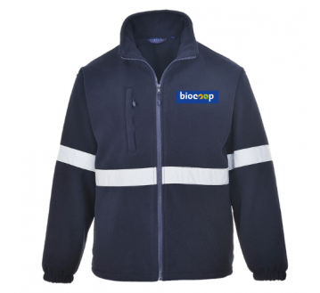 LOGISTIQUE / STB : Veste polaire IONA LITE marine PORTWEST + broderie coeur