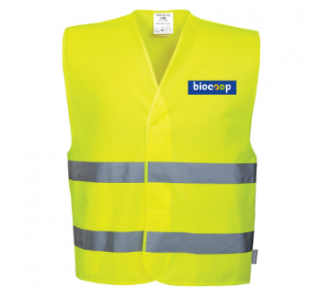 LOGISTIQUE / STB : Gilet de signalisation jaune classe 2 C474 PORTWEST + transfert