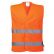 LOGISTIQUE : Gilet de signalisation orange classe 2 C474 PORTWEST + transfert
