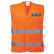 LOGISTIQUE : Gilet de signalisation orange classe 2 C474 PORTWEST + transfert