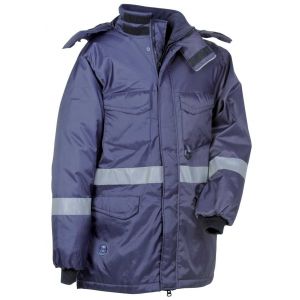 Veste doublée LEIDA marine COFRA + Transfert Coeur 2
