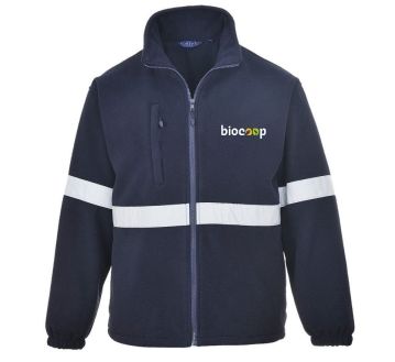 LOGISTIQUE / STB : Veste polaire IONA LITE marine PORTWEST + Broderie cœur
