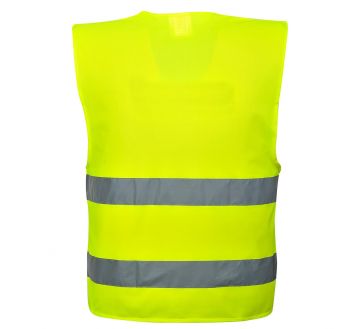 GILET SIGNALISATION JAUNE CLASSE 2 C474 - PORTWEST
